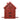 rood design vogel huisje achterzijde