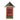 Insectenhotel met zinken dak met rood frontje