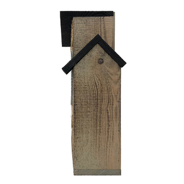 insectenhuis van gevlamd hout