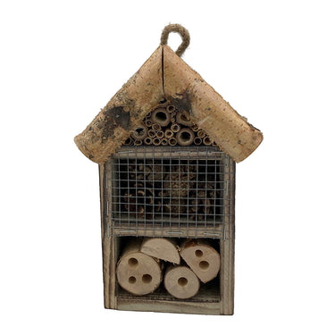 insectenhuis van gevlamd hout