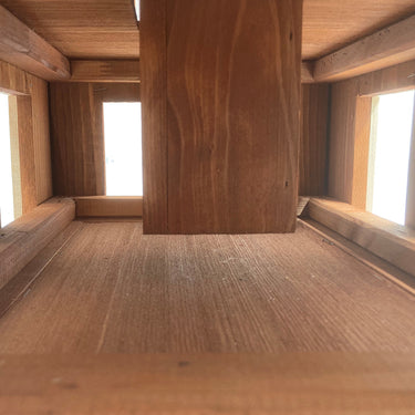 voederhuis in boederij stijl binnenkant
