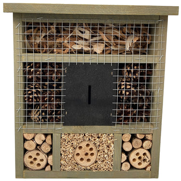 grijs groen insecten huis voorkant