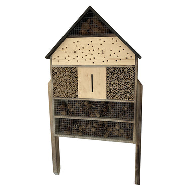 groot insectenhotel op palen