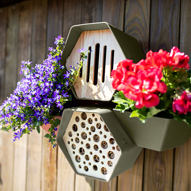 Bijenhotel Hive - Groen 100% Gerecycled