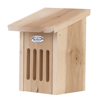 Vlinderkast van dik hout voorkant
