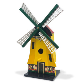 geel molen vogel huis in zaanse stijl